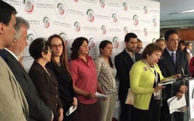 Presidentes de Comisiones del Senado presentan al pleno propuesta ciudadana de reforma constitucional para facultar al Congreso a legislar en materia de derechos humanos