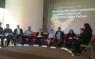 Poder Legislativo debe aprobar una legislación contra la Tortura a la altura de los estándares internacionales