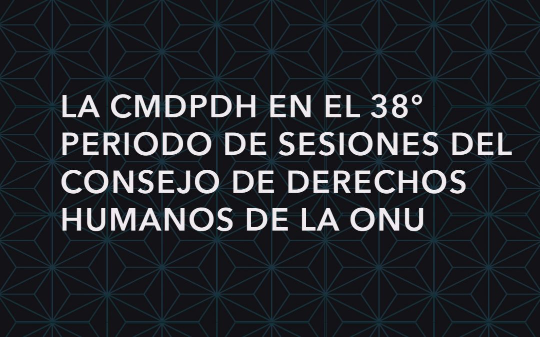 Eventos paralelos Ginebra 2018