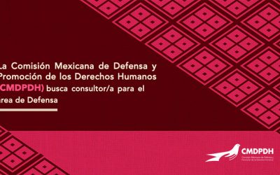 La Comisión Mexicana de Defensa y Promoción de los Derechos Humanos (CMDPDH) busca colaborador en el área de Defensa
