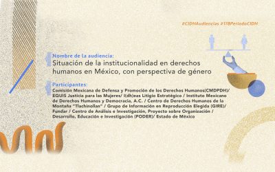 CP: El Gobierno Federal desatiende obligaciones de derechos humanos