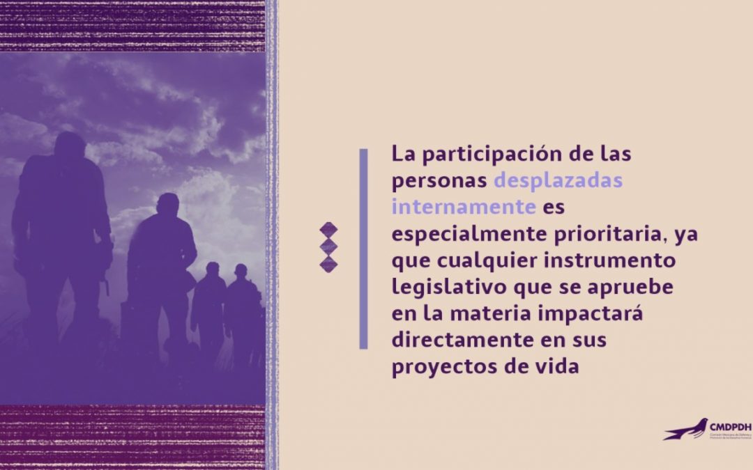 CP: Solicitamos a las y los representantes de la Cámara de Senadores que garanticen la realización de un parlamento abierto, real y representativo antes de aprobar una legislación en materia de desplazamiento interno forzado en México