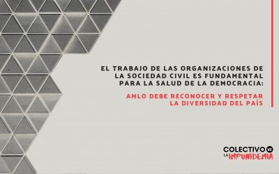 El trabajo de las organizaciones de la Sociedad Civil es fundamental para la salud de la democracia: AMLO debe reconocer y respetar la diversidad del país